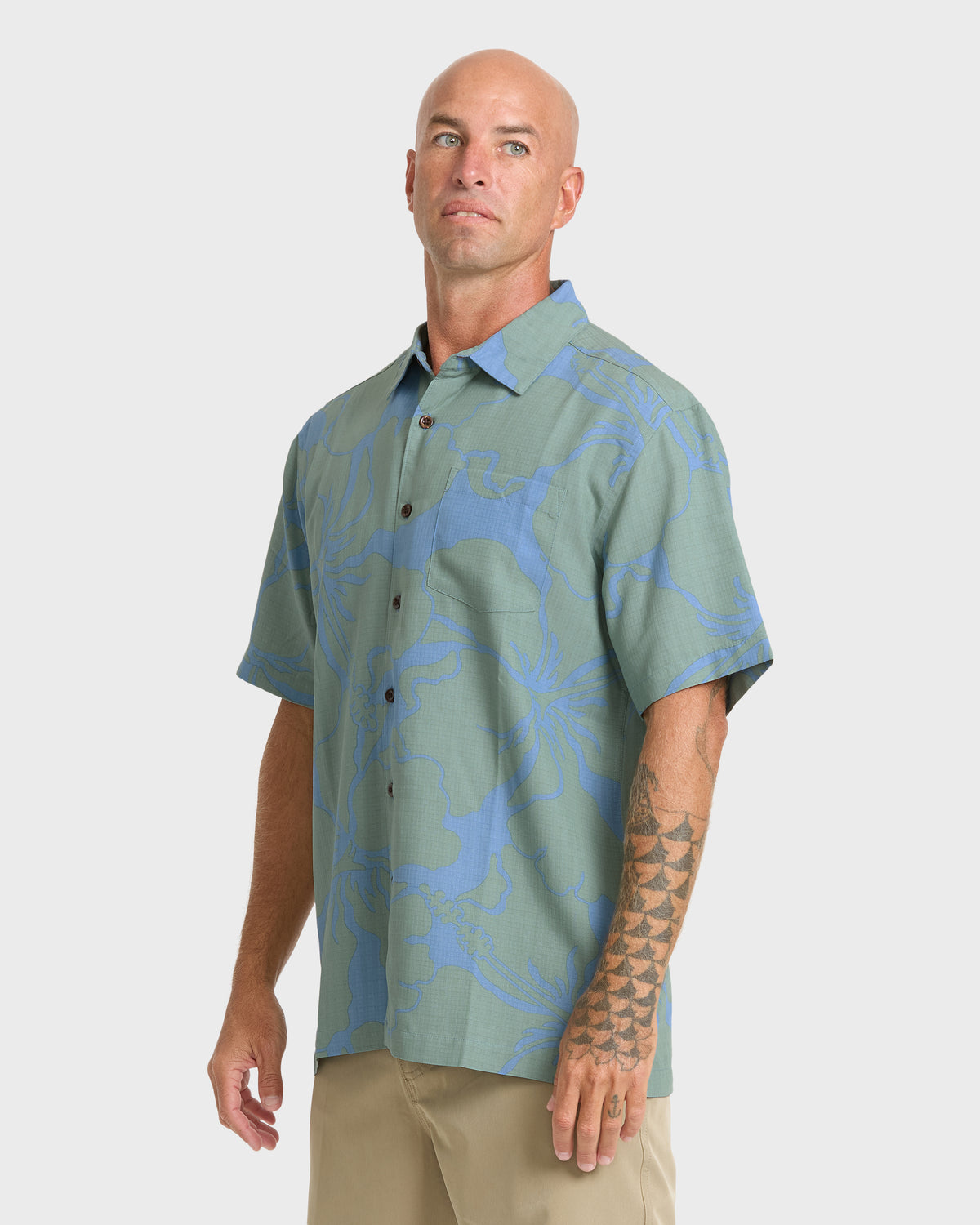 Waterman-Bay-Breeze-Short-Sleeve-Shirt-Lily-Pad-4