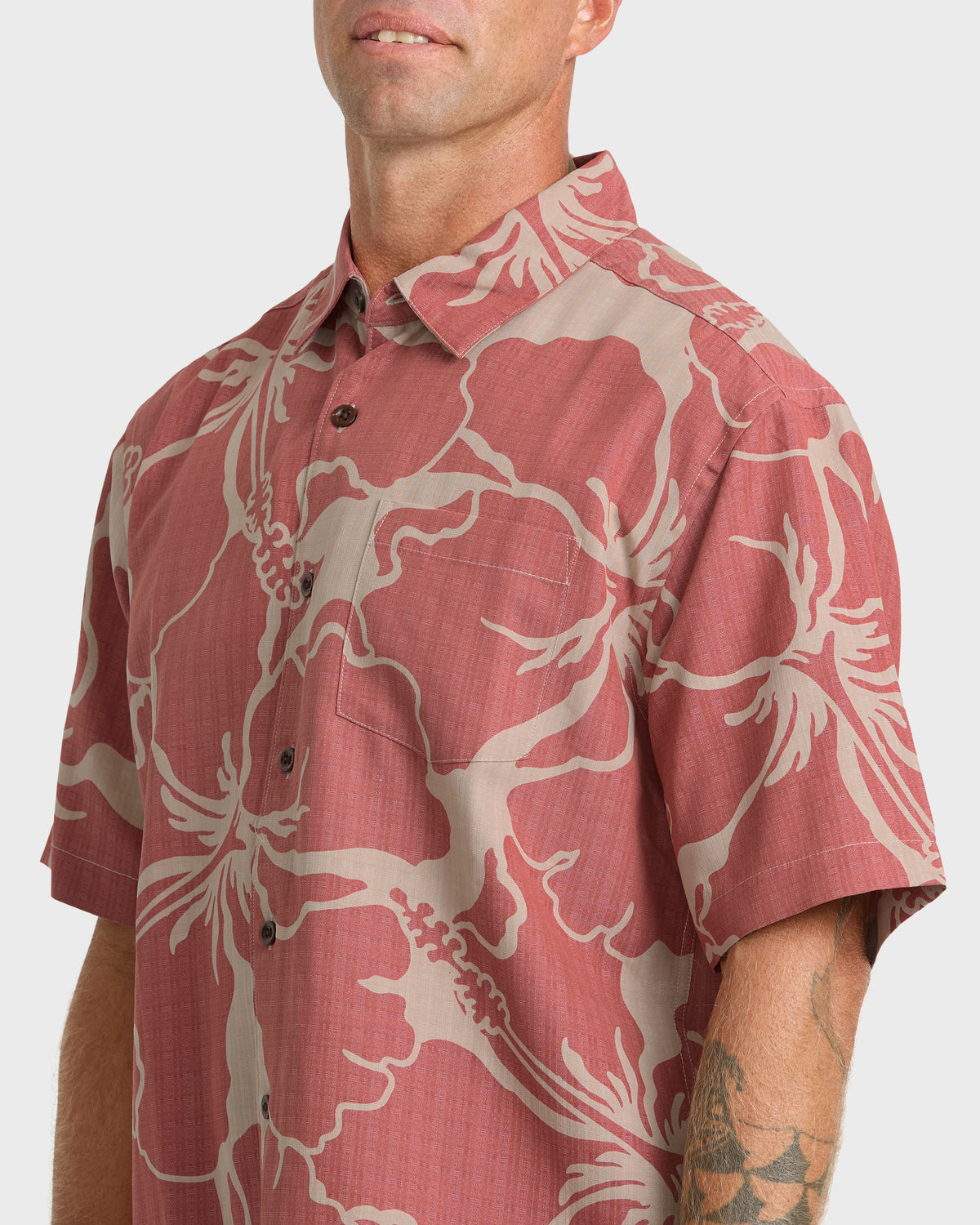 Waterman-Bay-Breeze-Short-Sleeve-Shirt-Marsala-5