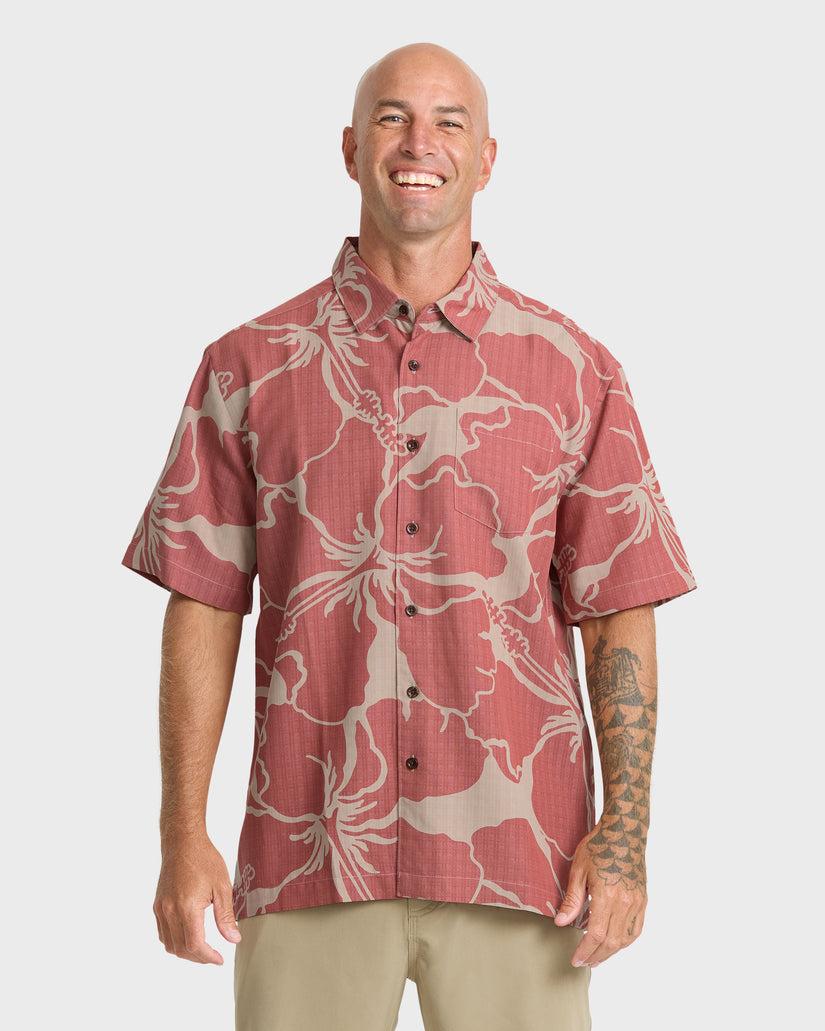Waterman-Bay-Breeze-Short-Sleeve-Shirt-Marsala-1