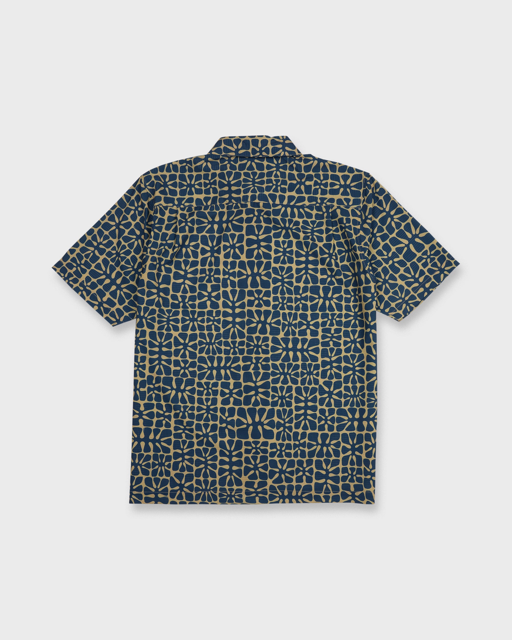 Waterman Coral Sea Performance Short Sleeve Shirt - Dark Denim