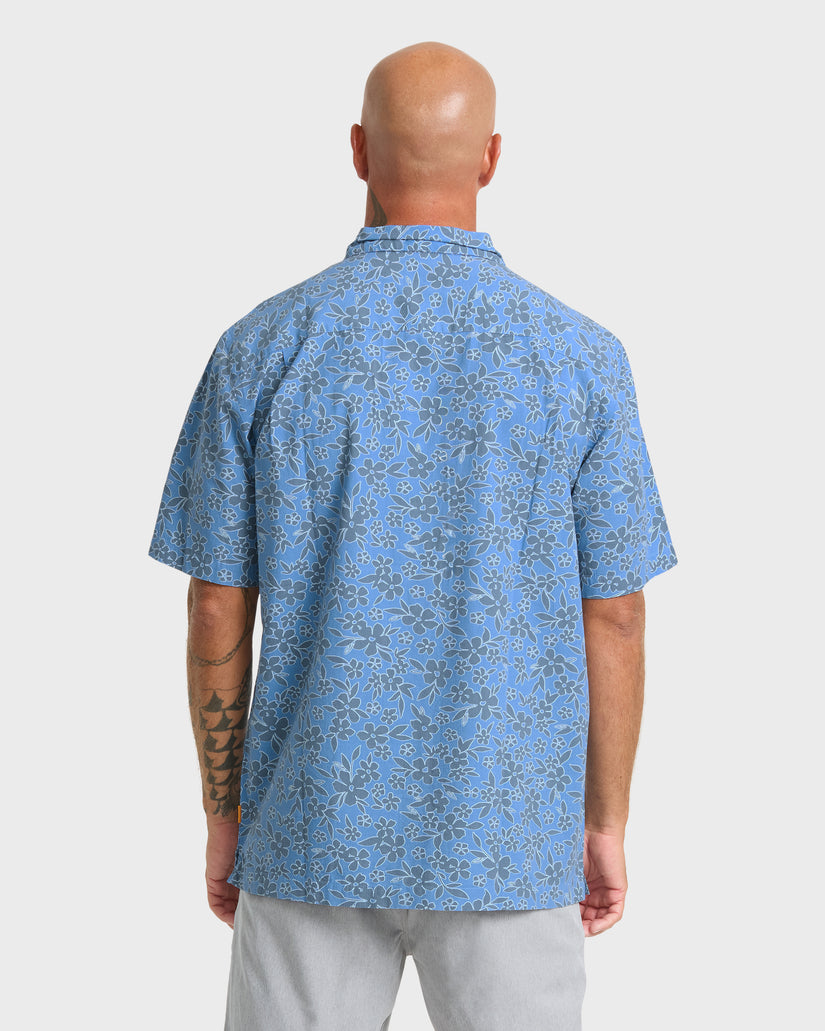 Waterman-Flower-Field-Short-Sleeve-Shirt-Blue-Shadow-2
