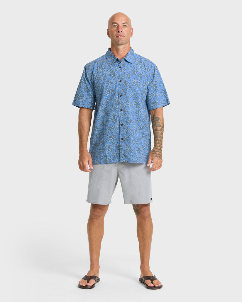 Waterman-Flower-Field-Short-Sleeve-Shirt-Blue-Shadow-3