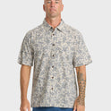 Waterman Flower Field Short Sleeve Shirt - Moonbeam