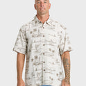 Waterman Sail Away Short Sleeve Shirt - Moonbeam