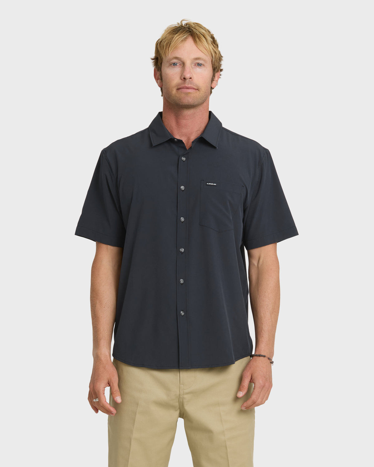 Ridgeport-Tech-Classic-Short-Sleeve-Woven-Shirt-Anthracite-1