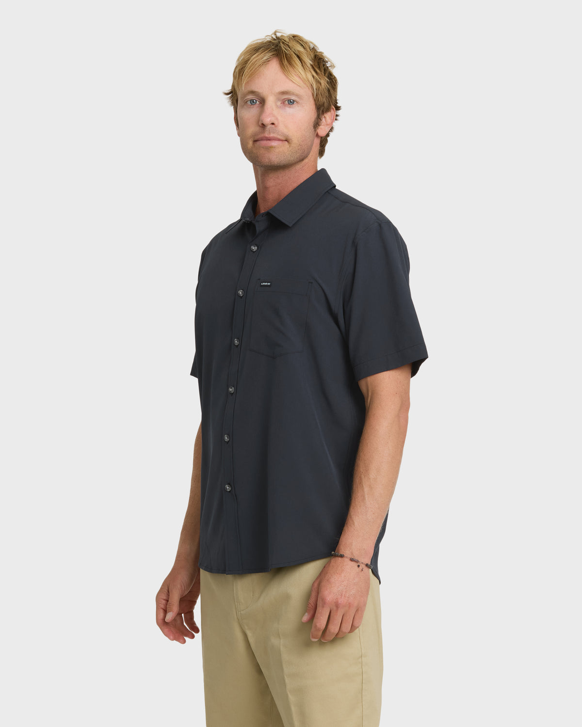 Ridgeport-Tech-Classic-Short-Sleeve-Woven-Shirt-Anthracite-4