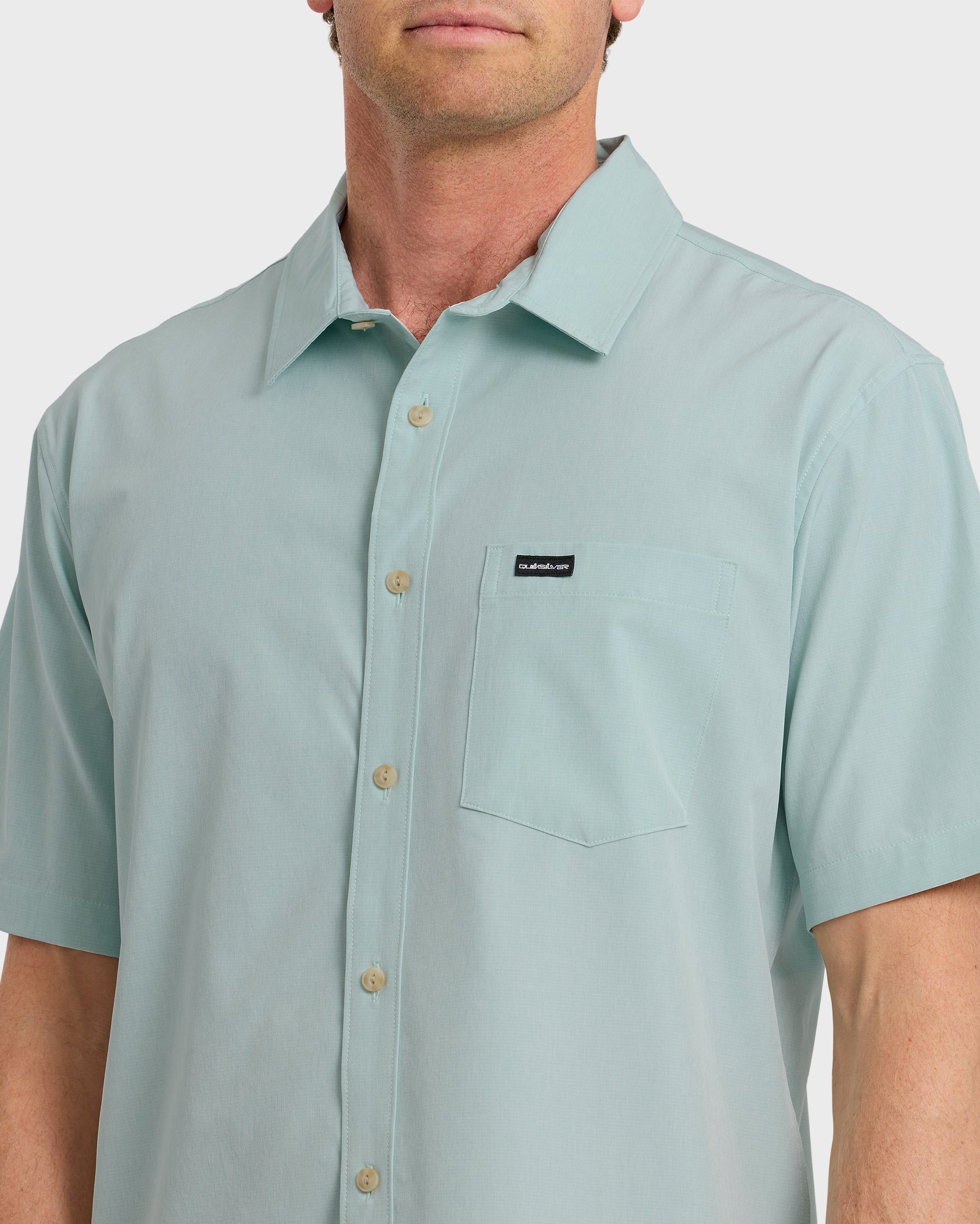 Ridgeport Tech Classic UPF Short Sleeve Shirt - Blue Haze | Quiksilver