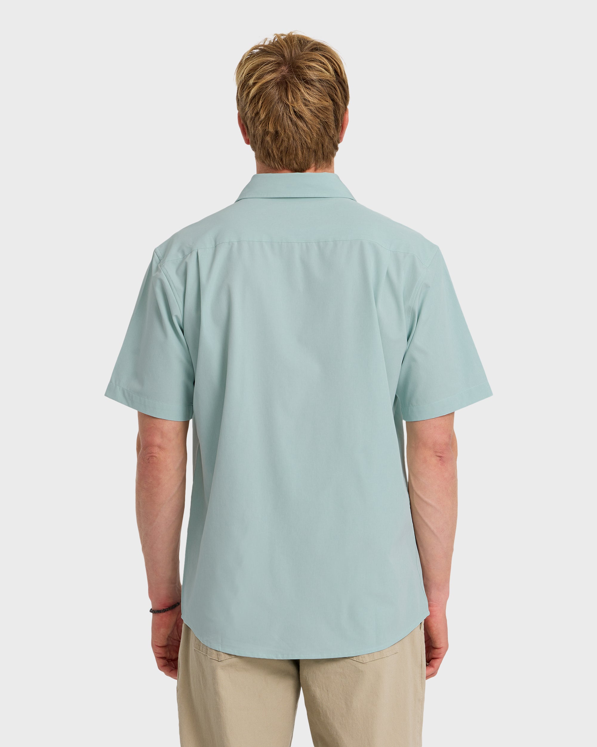 Ridgeport Tech Classic UPF Short Sleeve Shirt - Blue Haze | Quiksilver