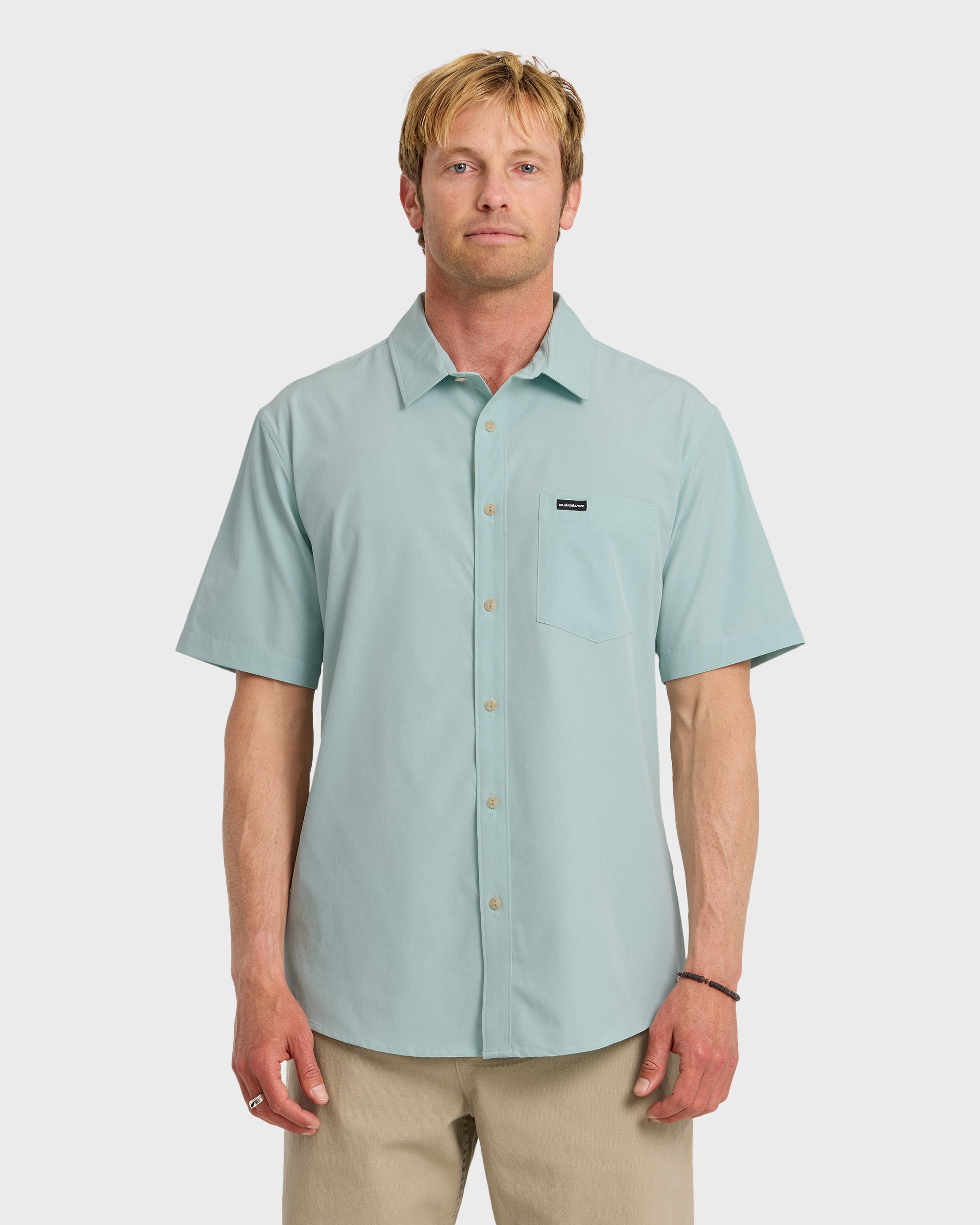 Ridgeport Tech Classic UPF Short Sleeve Shirt - Blue Haze | Quiksilver