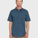 Saltwater Classic Stretch Short Sleeve Cotton Shirt - Riviera