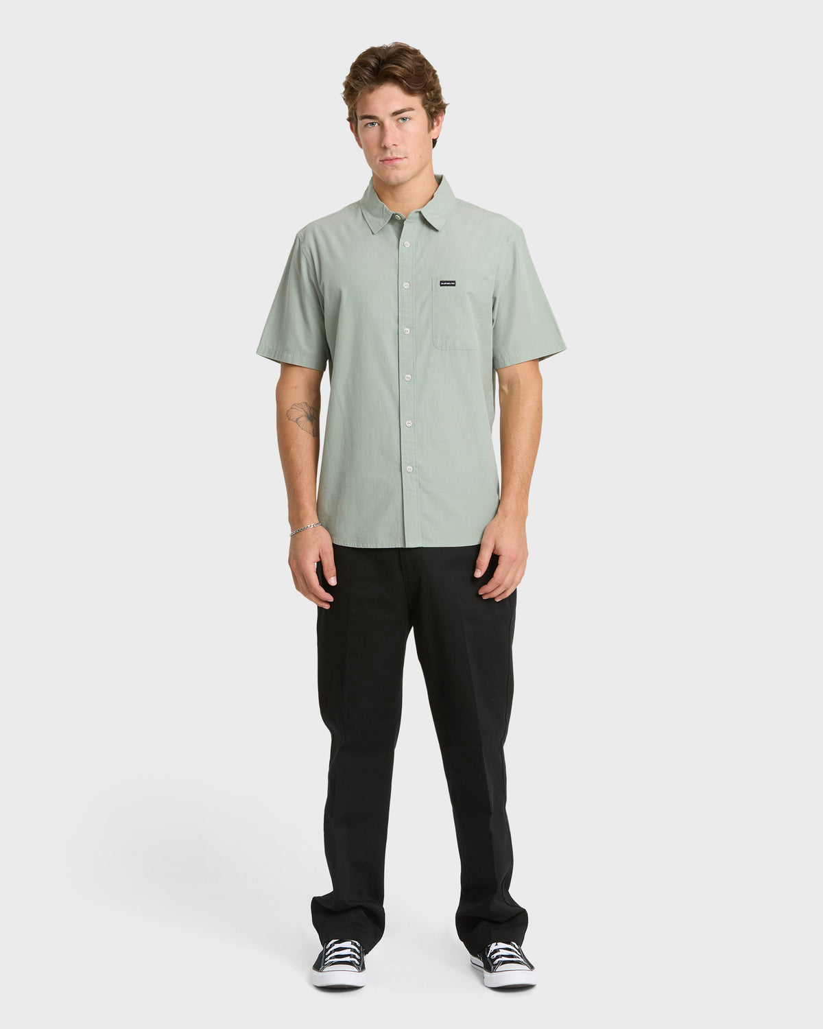 Shore-Break-Classic-Short-Sleeve-Woven-Button-Up-Shirt-Iceberg-Green-3