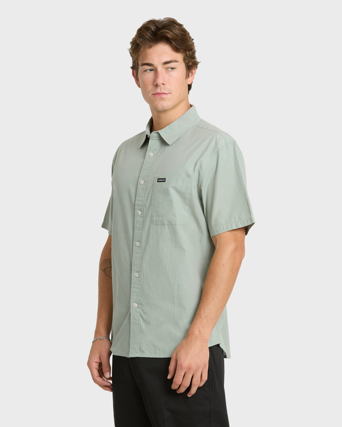 Shore-Break-Classic-Short-Sleeve-Woven-Button-Up-Shirt-Iceberg-Green-4