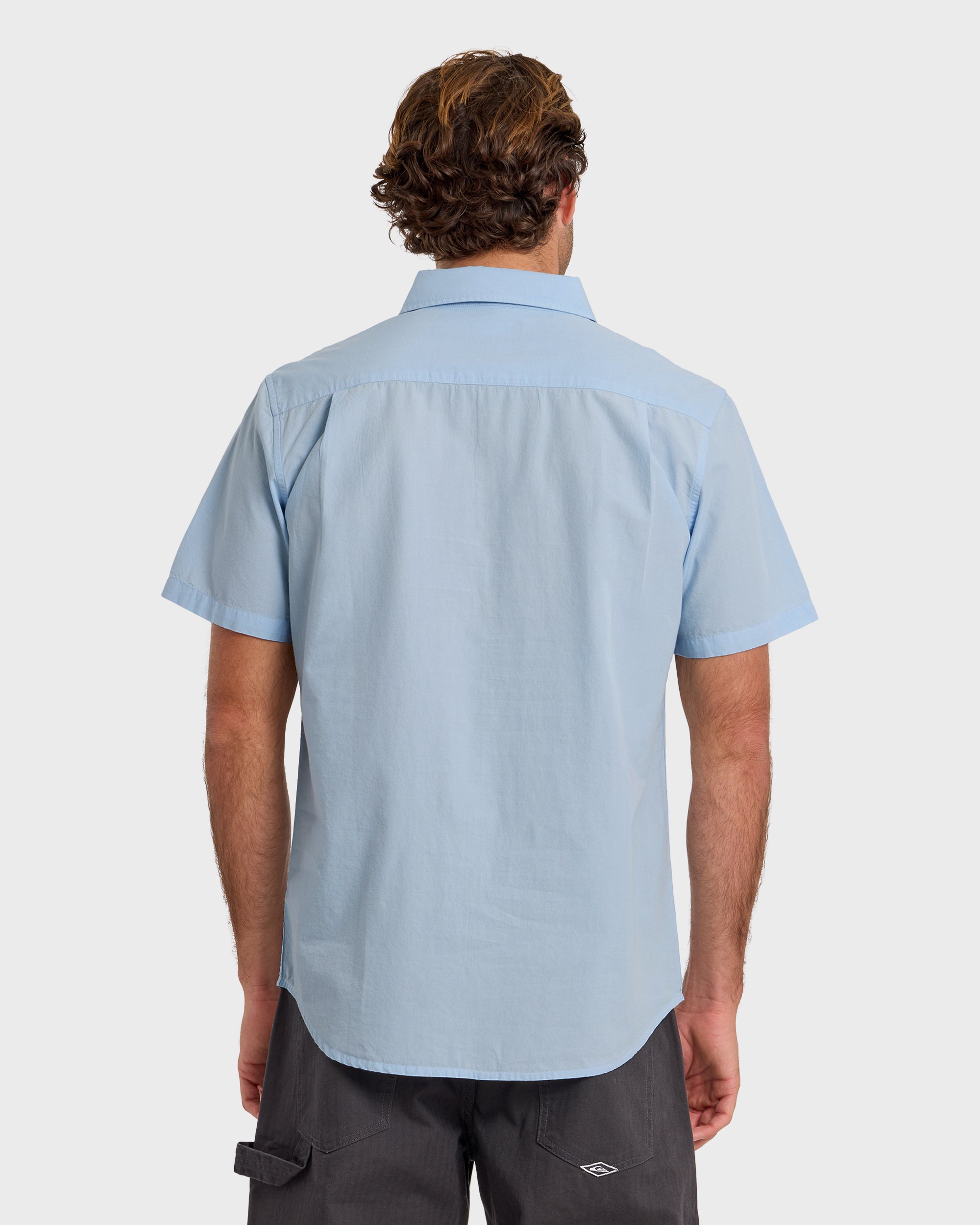 Shore Break Classic Short Sleeve Button-Up Shirt - Skyway | Quiksilver