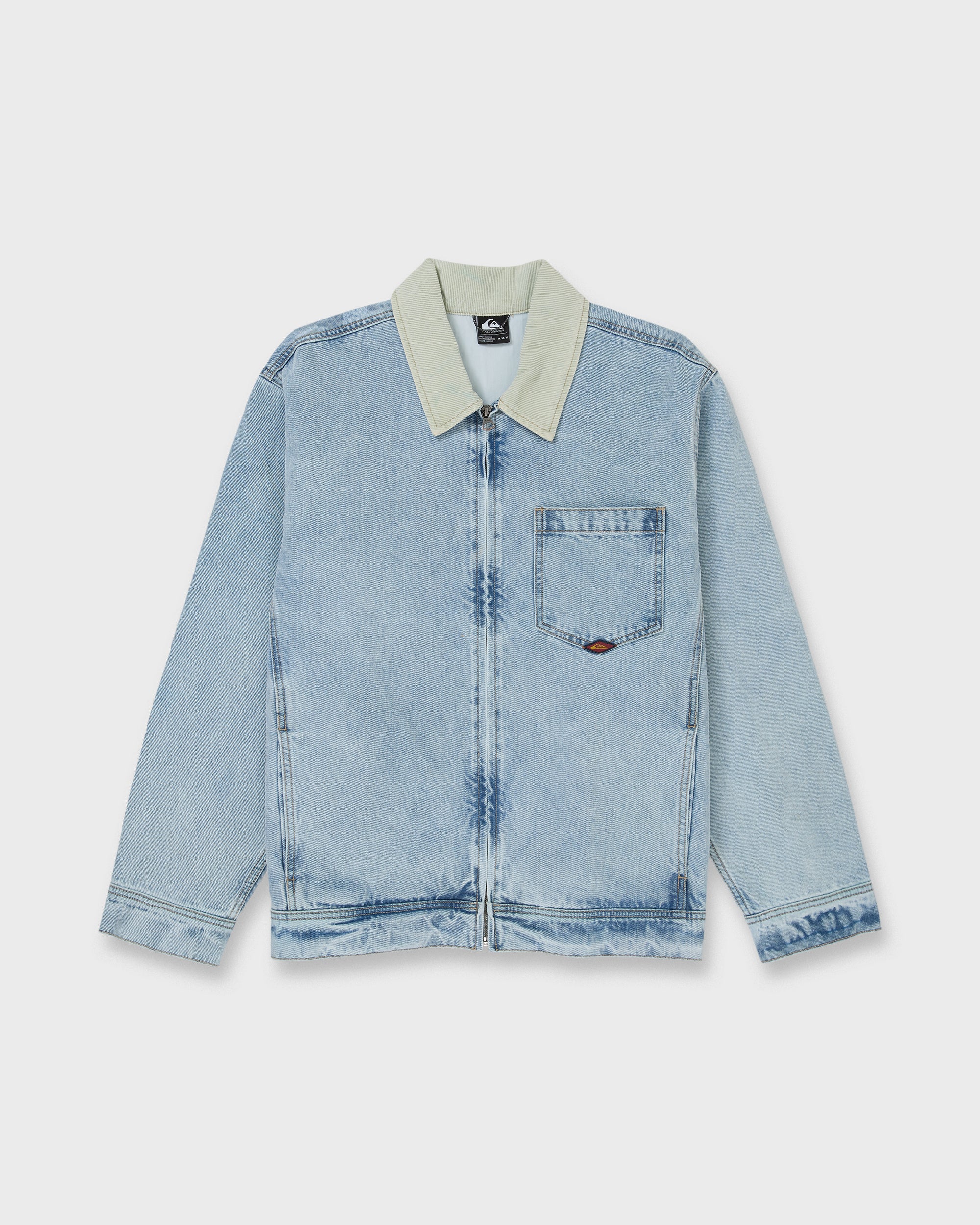 Surf Harrington Denim Jacket - Light Indigo | Quiksilver