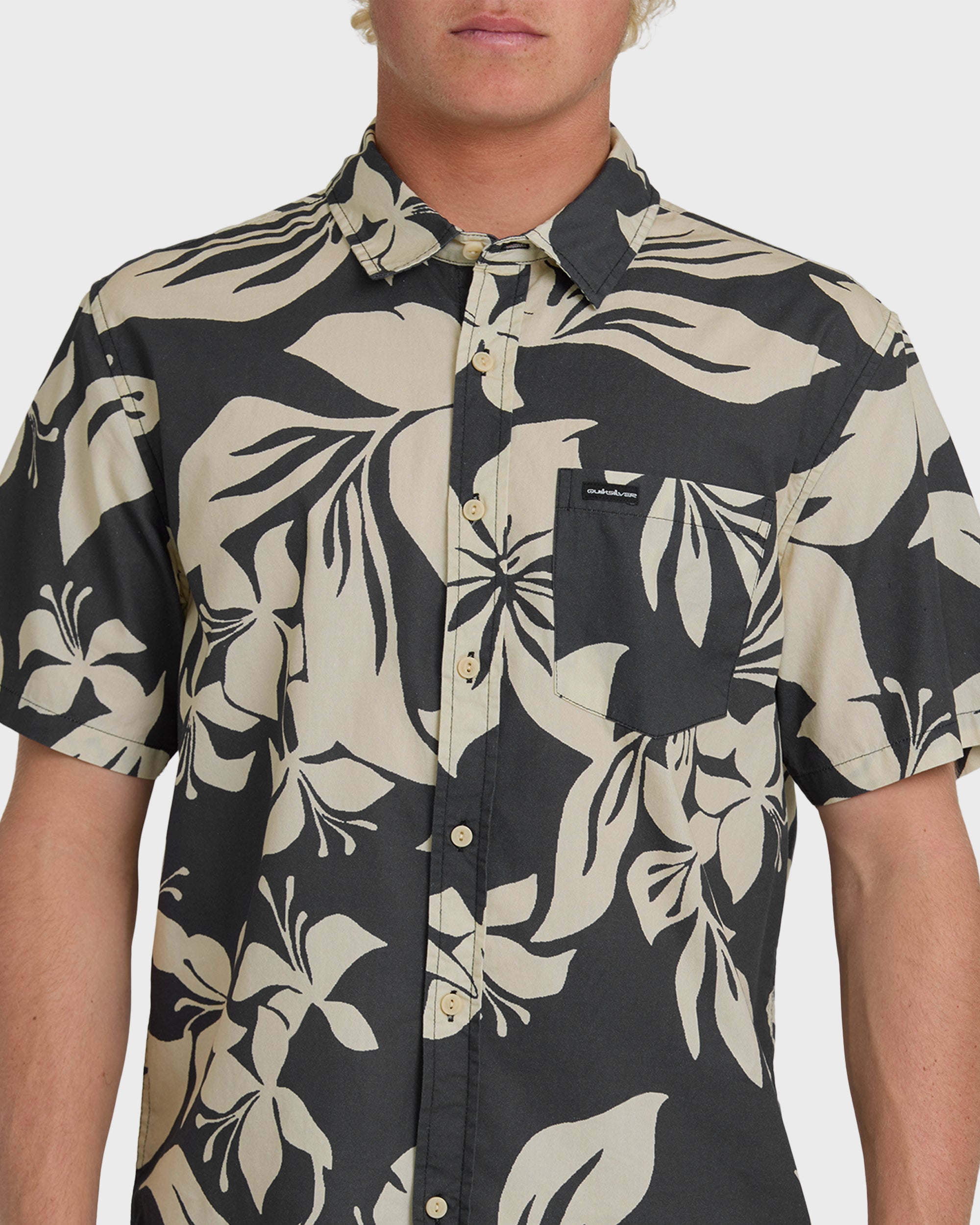Kailua Classic Printed Short Sleeve Shirt - Iron Gate | Quiksilver