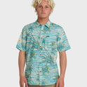 Sundown Stretch Classic Short Sleeve Shirt - Aqua