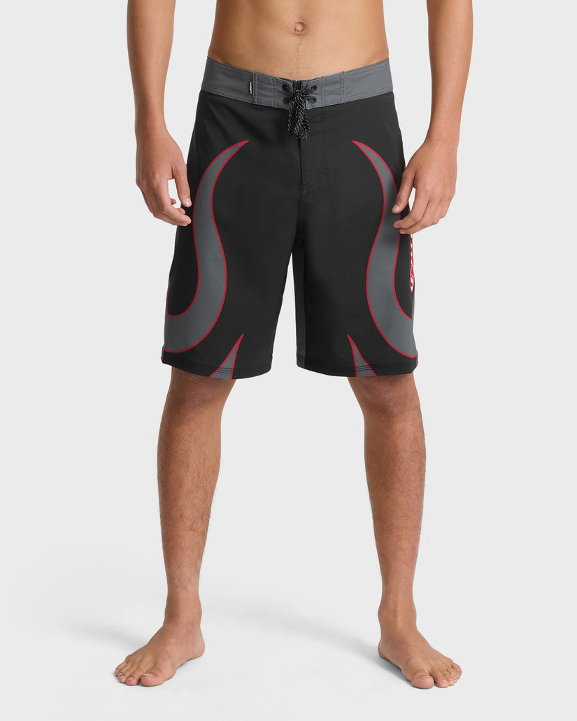 Mercury Trident 21" Boardshorts - Black