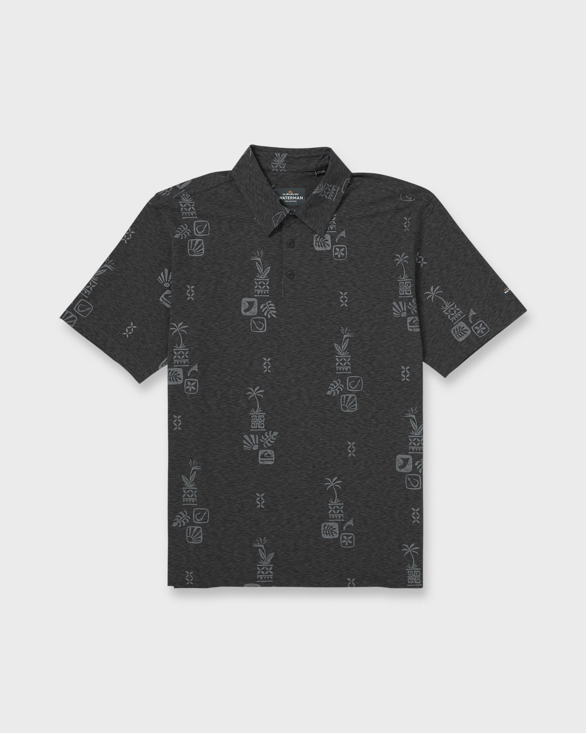 Waterman Mystic Fin UPF 50 Short Sleeve Jersey Polo Shirt