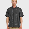 Waterman Mystic Fin UPF 50 Short Sleeve Jersey Polo Shirt - Phantom