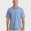 Waterman Shank UPF 50 Short Sleeve Jersey Polo - Riviera