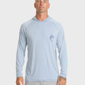 Waterman Marley Hooded Long Sleeve UPF 50 Surf Shirt - Skyway