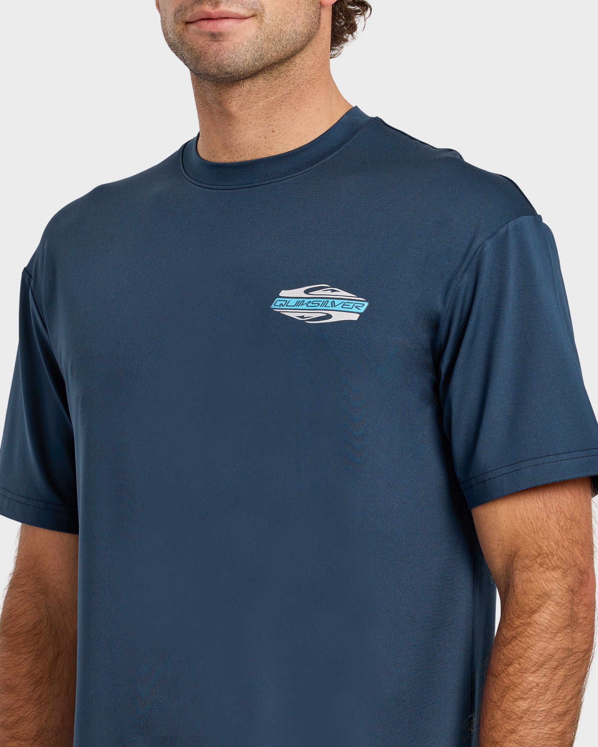 Everyday Graphic UPF 50 Hooded Short Sleeve Surf Shirt - Dark