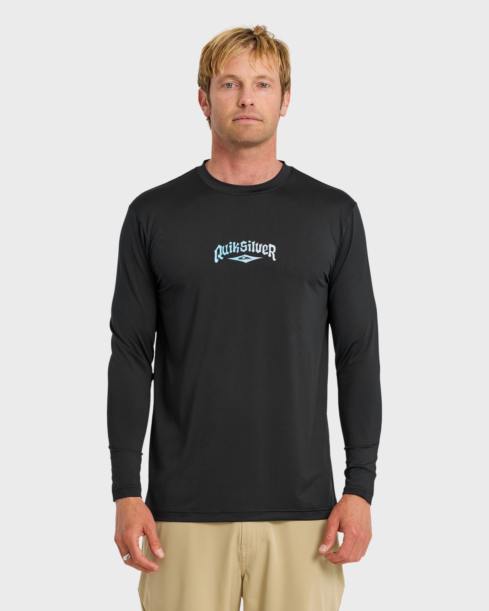 Everyday Graphic UPF 50 Long Sleeve Surf Shirt - Black | Quiksilver