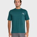DNA Logo UPF 50 Short Sleeve Surf Shirt - Mediterranea