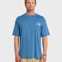 DNA Logo UPF 50 Short Sleeve Surf Shirt - Riviera