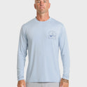 Waterman Cool Breeze UPF 50 Long Sleeve Surf Shirt - Skyway