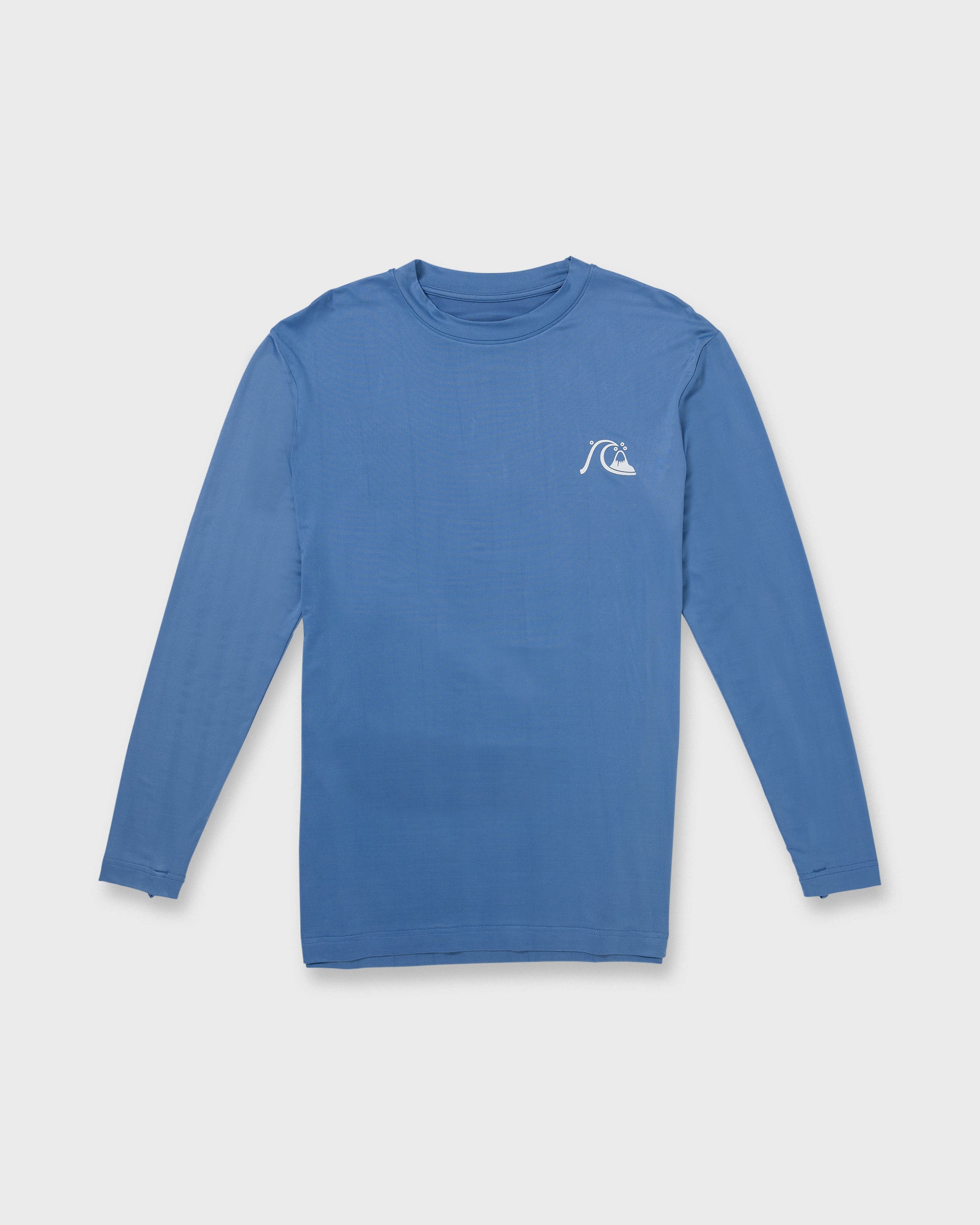 DNA Logo UPF 50 Long Sleeve Surf Shirt - Riviera | Quiksilver