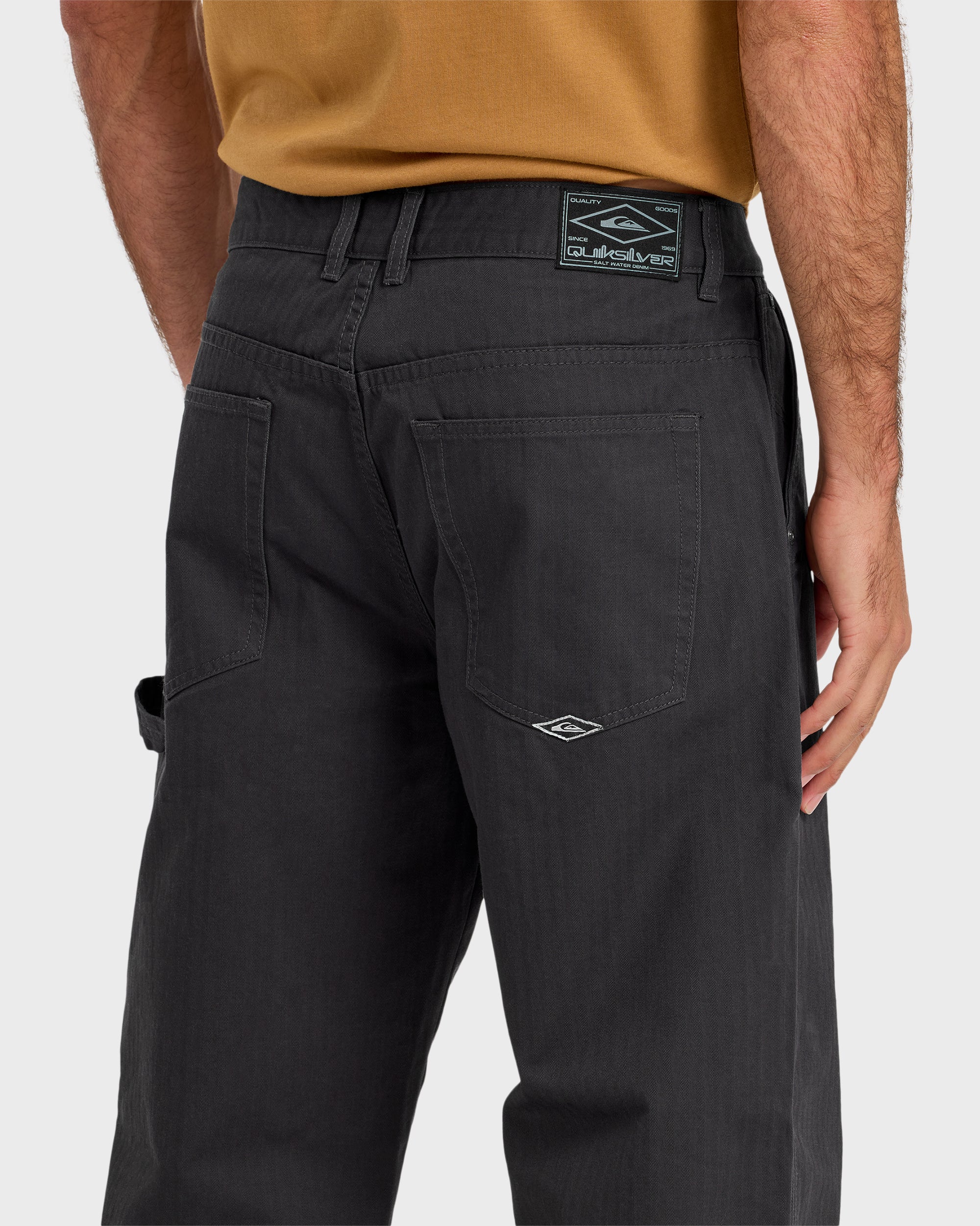 Carpenter Herringbone Pants - Phantom | Quiksilver