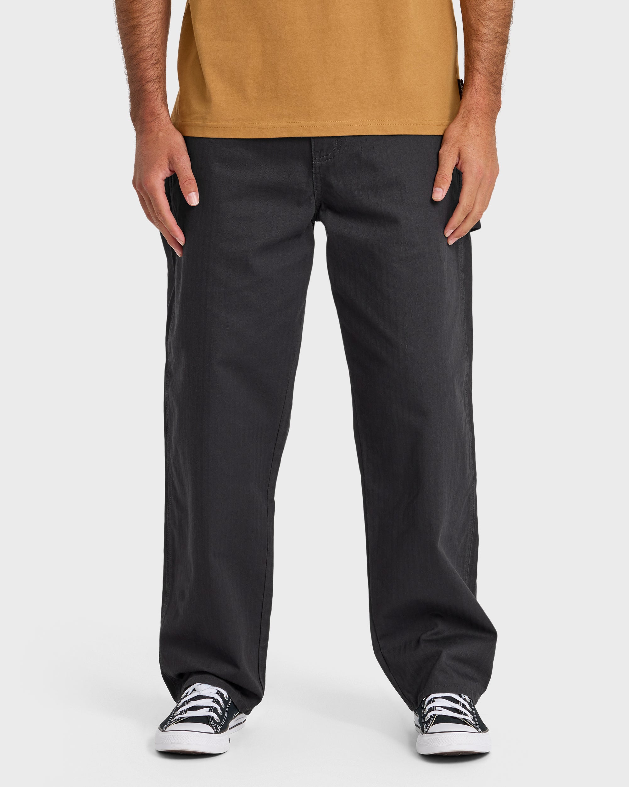 Carpenter Herringbone Pants - Phantom | Quiksilver