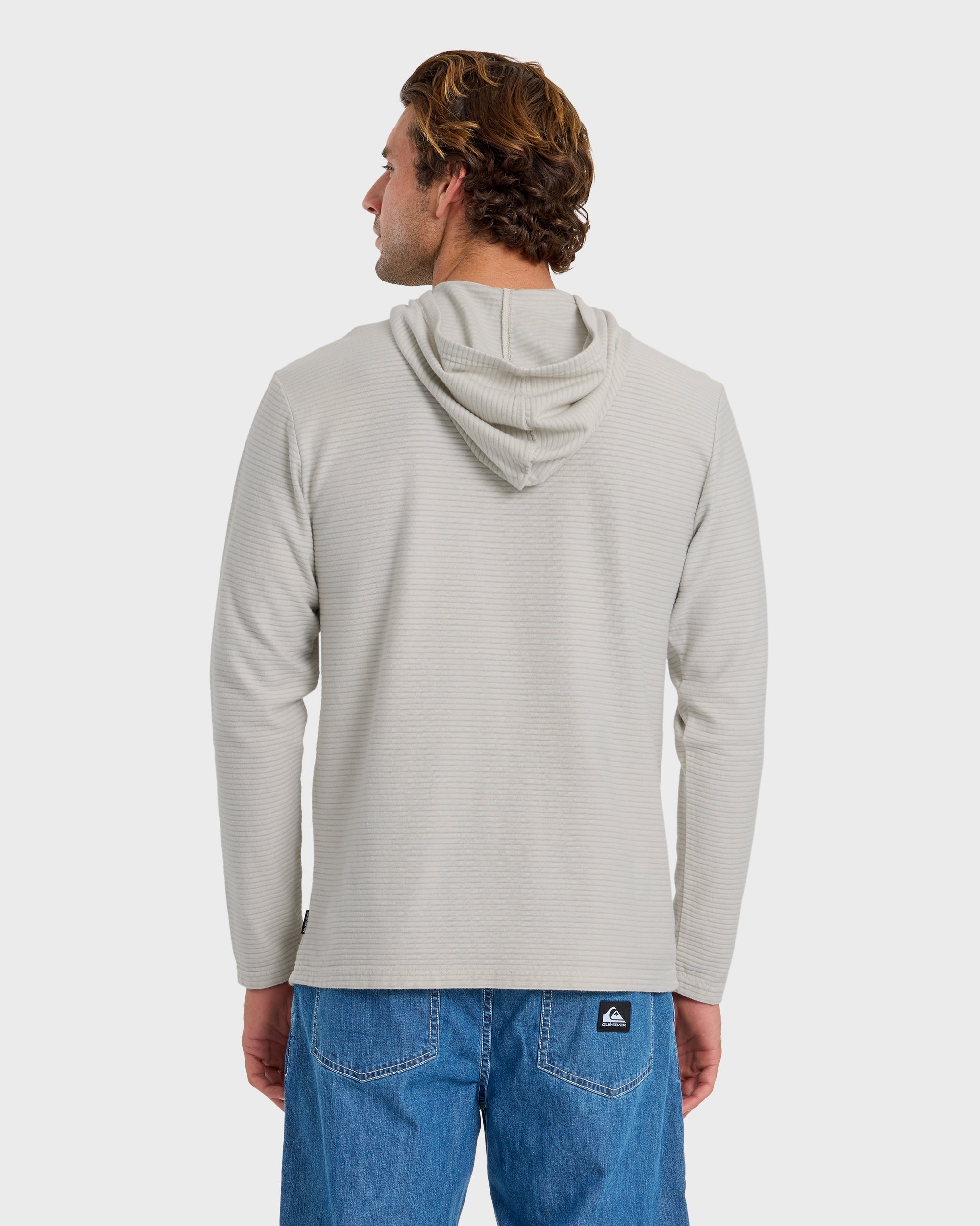 Alamitos Jacquard Stripe Pullover Hoodie - Micro Chip | Quiksilver