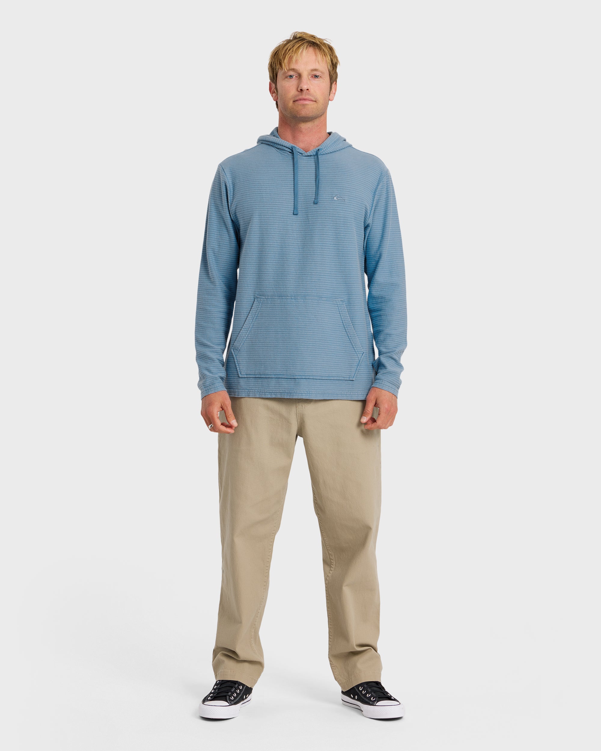 Alamitos Jacquard Stripe Pullover Hoodie - Riviera | Quiksilver