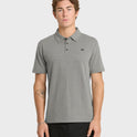 Bayshore Short Sleeve Knit Polo Shirt - Iron Gate