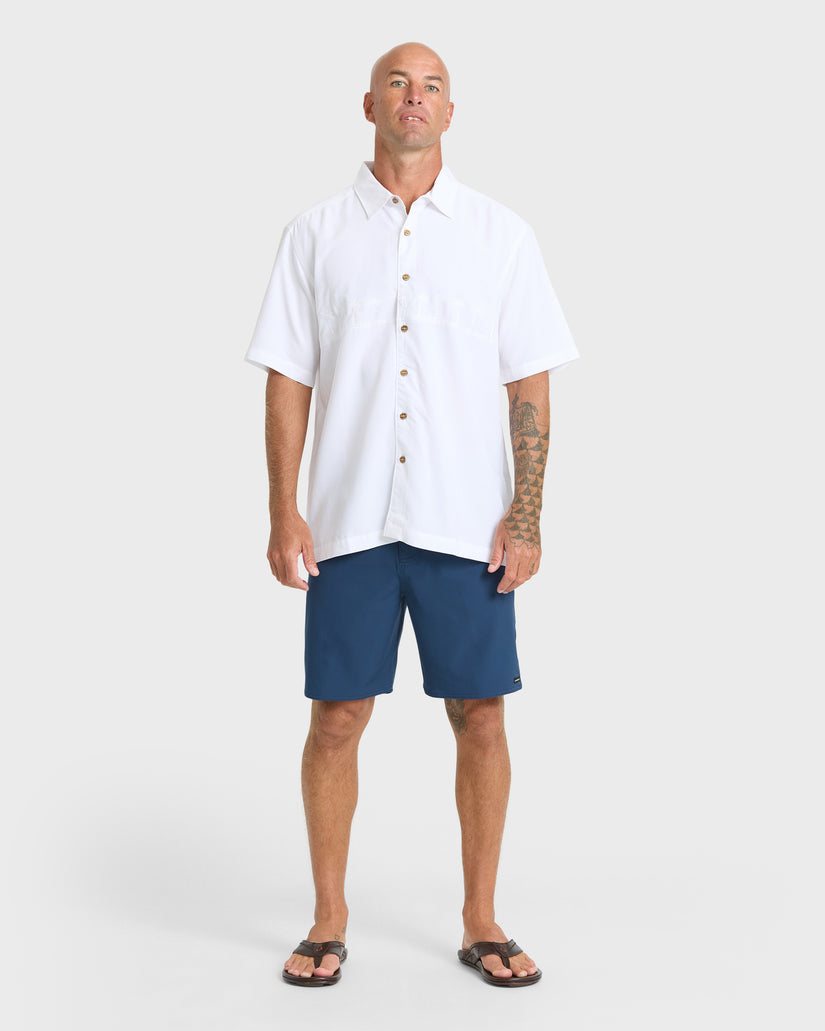 Waterman Strands 19" Amphibian Hybrid Shorts - Dark Denim