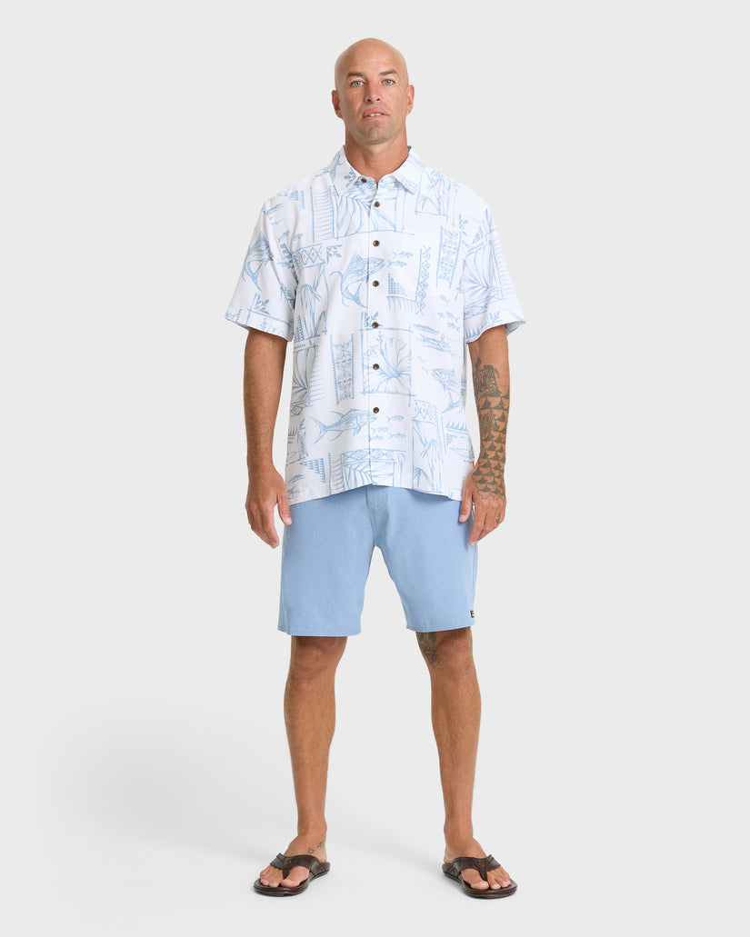 Waterman Strands 19" Amphibian Hybrid Shorts - Riviera