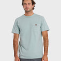 Saltwater Pigment-Dyed Short Sleeve Pocket Tee - Blue Haze