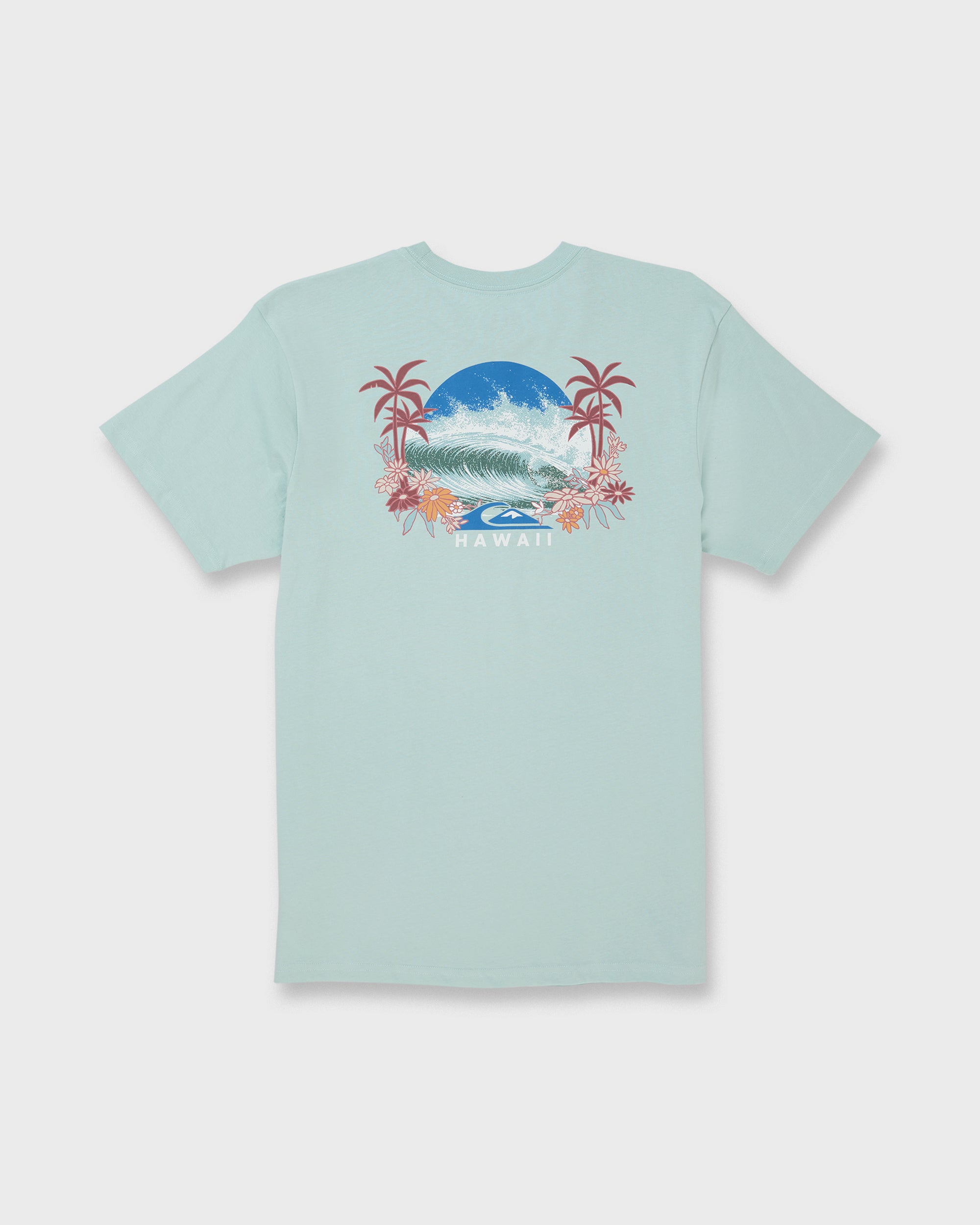 【ポ】kwikie Tシャツ ミントグリーン XS(150) Hi Tube Time Classic Short Sleeve T-Shirt - Blue Haze | Quiksilver