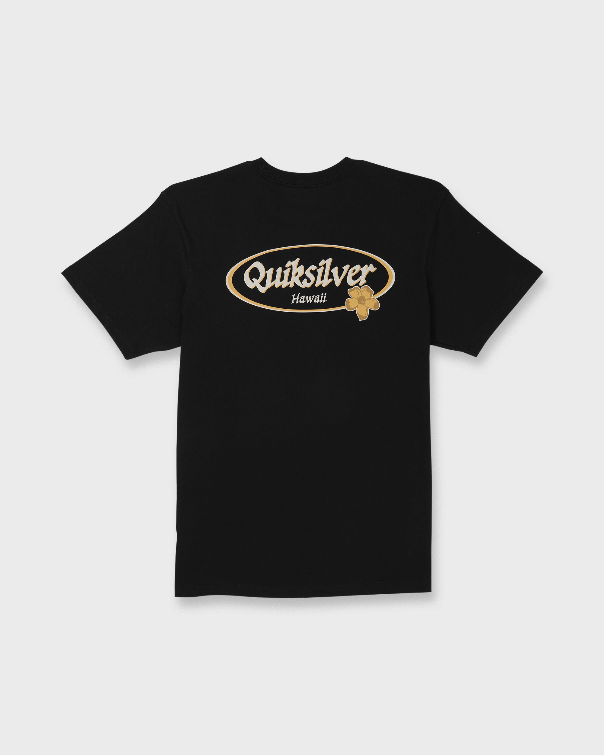 HI Floral Script Short Sleeve T-Shirt - Black | Quiksilver