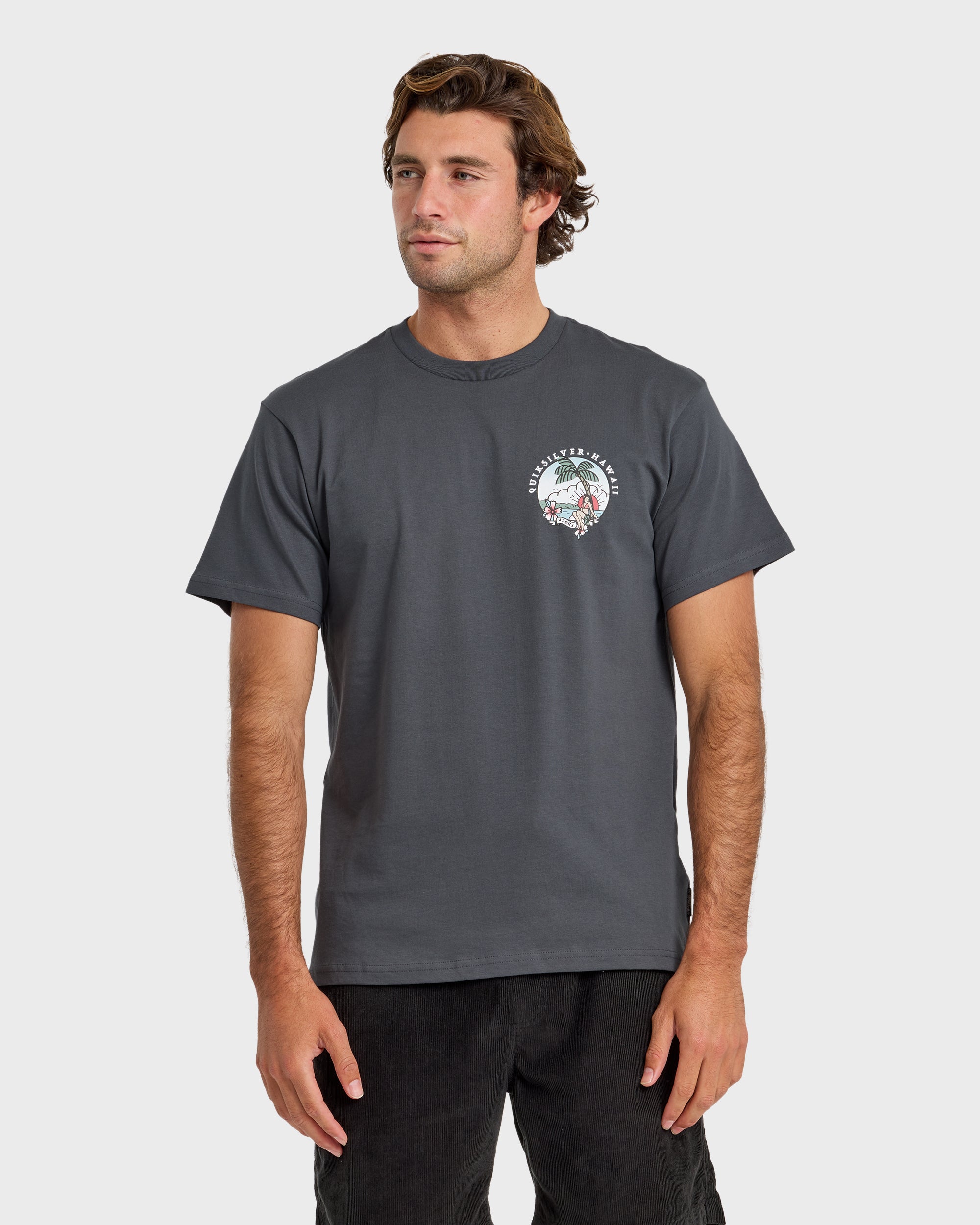 HI Hula Sunset T-Shirt - Iron Gate | Quiksilver
