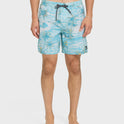 Mix Volley 17" Swim Trunks - Blue Haze
