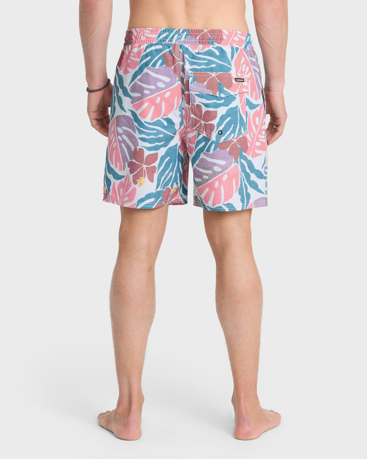 Mix-Volley-17"-Swim-Trunks-Blue-Coral-2