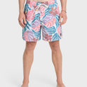 Mix Volley 17" Swim Trunks - Blue Coral