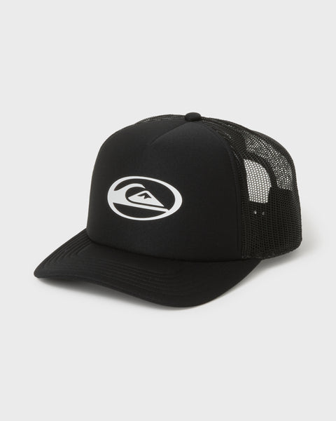 Saturn Foamslayer Foam Trucker Hat - Black | Quiksilver