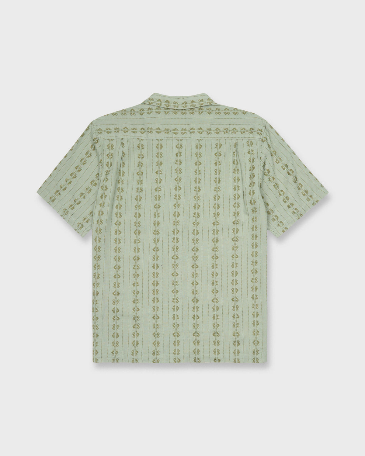 Bishop-Jacquard-Camp-Short-Sleeve-Cotton-Shirt-Iceberg-Green-7
