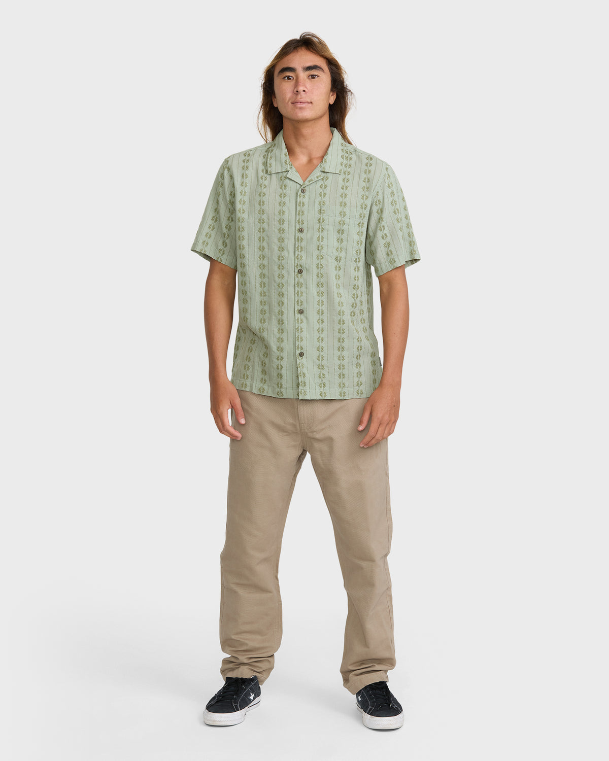 Bishop-Jacquard-Camp-Short-Sleeve-Cotton-Shirt-Iceberg-Green-3