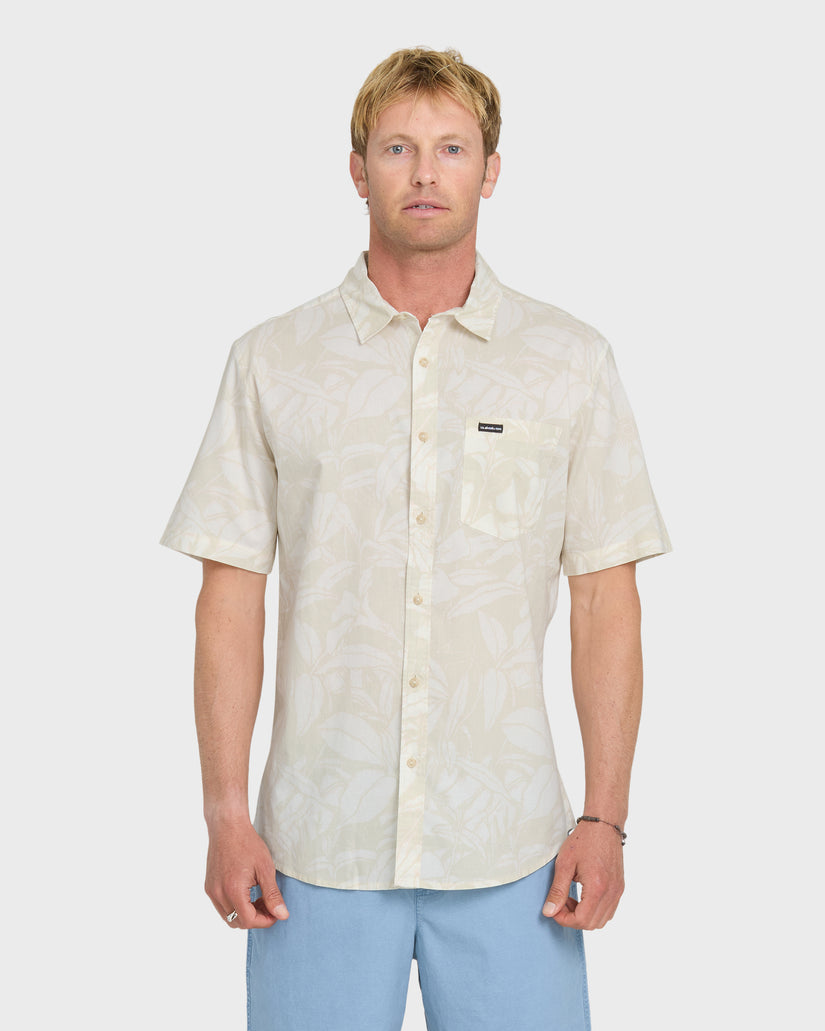 Quiksilver Men's Cantina Classic Short Sleeve Cotton Shirt