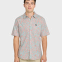 Ditsy Daze Classic Short Sleeve Woven Shirt - Blue Haze